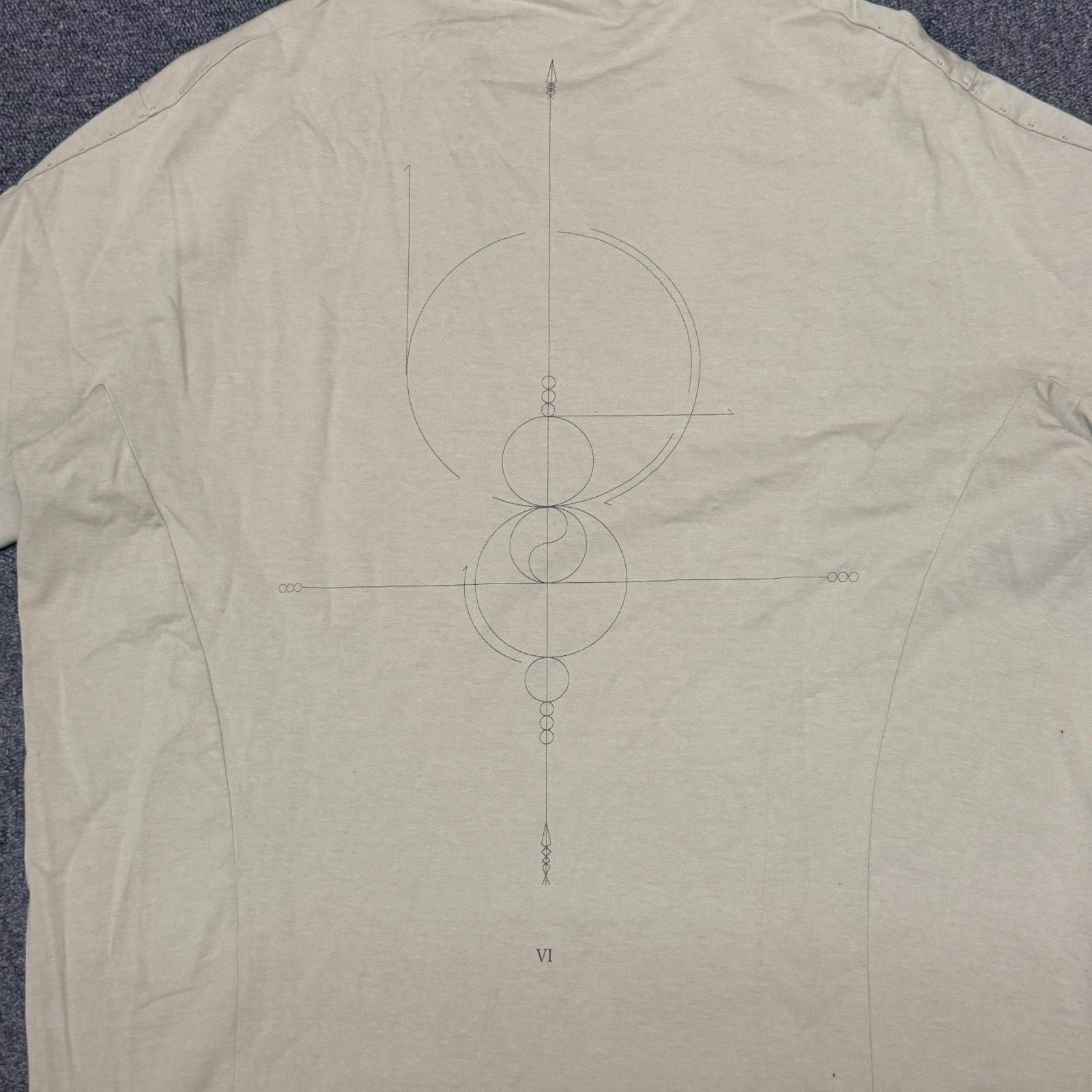 DEVOA パックプリントTシャツ 半袖カットソー デヴォア ベージュ 3 