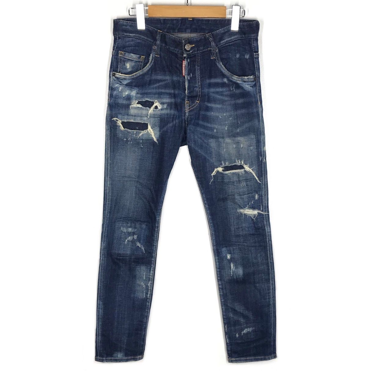 【倉吉店】 中古 DSQUARED2 | ディースクエアード デニムパンツ Skater Jean S74LB0959 S30342 インディゴ サイズ：42 【107】