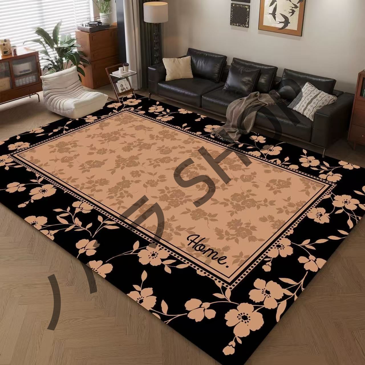 200*300cm/カーペット 滑り止め付き ラグマット ベッドルーム リビングルーム 寝室の部屋 /多機能使用 マット カーペット #A030