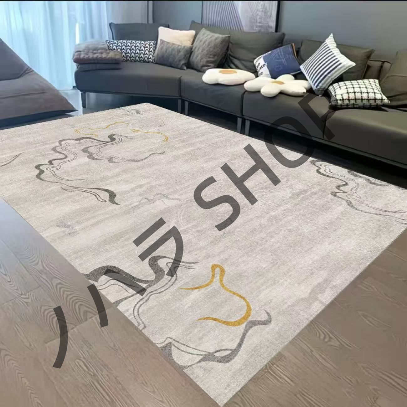 200*300cm/カーペット 滑り止め付き ラグマット ベッドルーム リビングルーム 寝室の部屋 /多機能使用 マット カーペット #A032