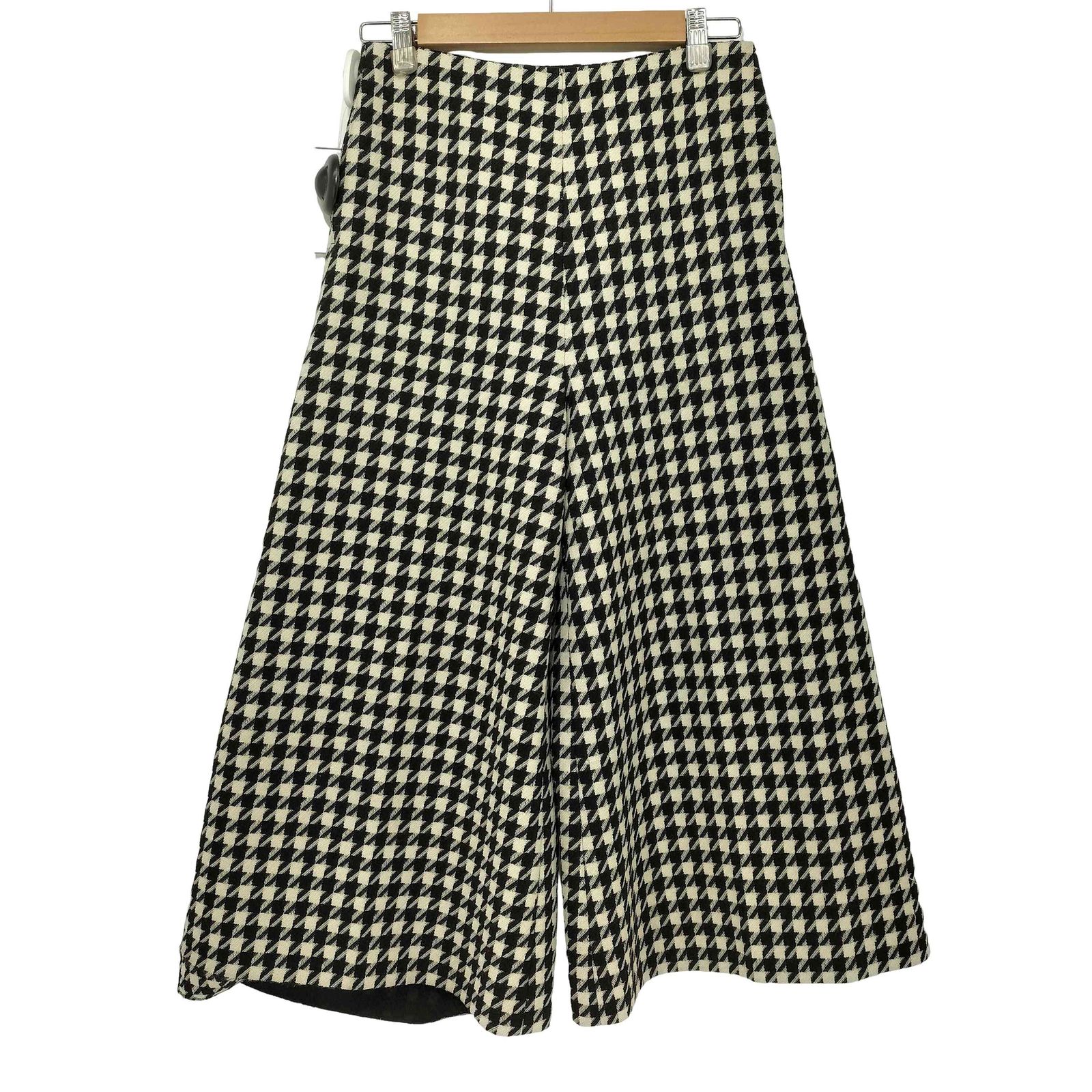 グッチ GUCCI ウール ハウンドトゥース ワイド パンツ レディース EUR：36