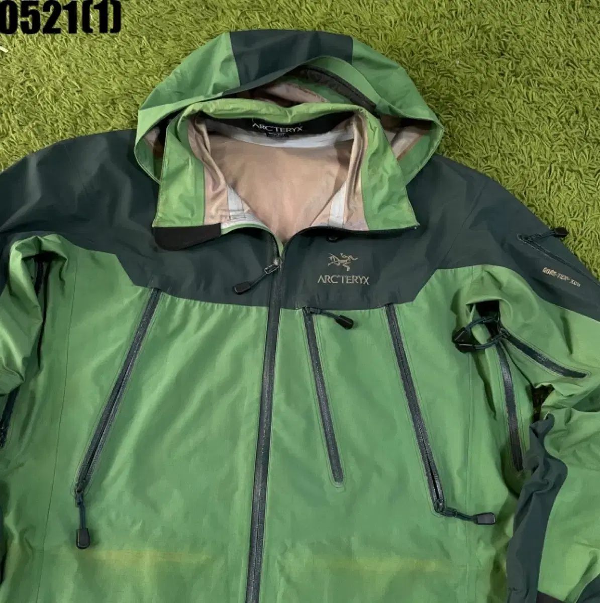 アークテリクス GORE-TEX ゴアテックス グリーン ウィンドブレーカー