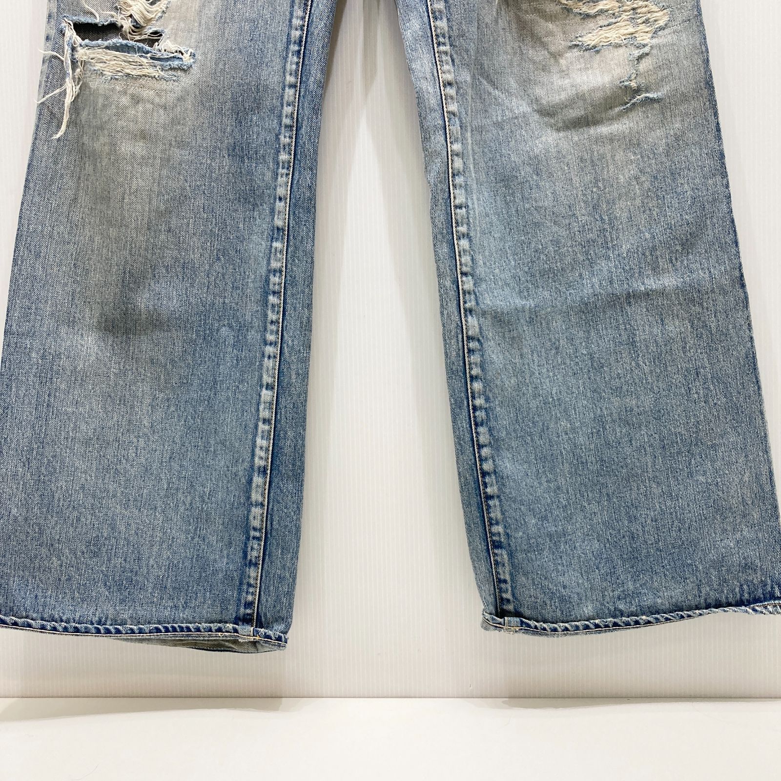 MINEDENIM マインデニム ダメージ加工 ジーンズ 2408-1001-86-322