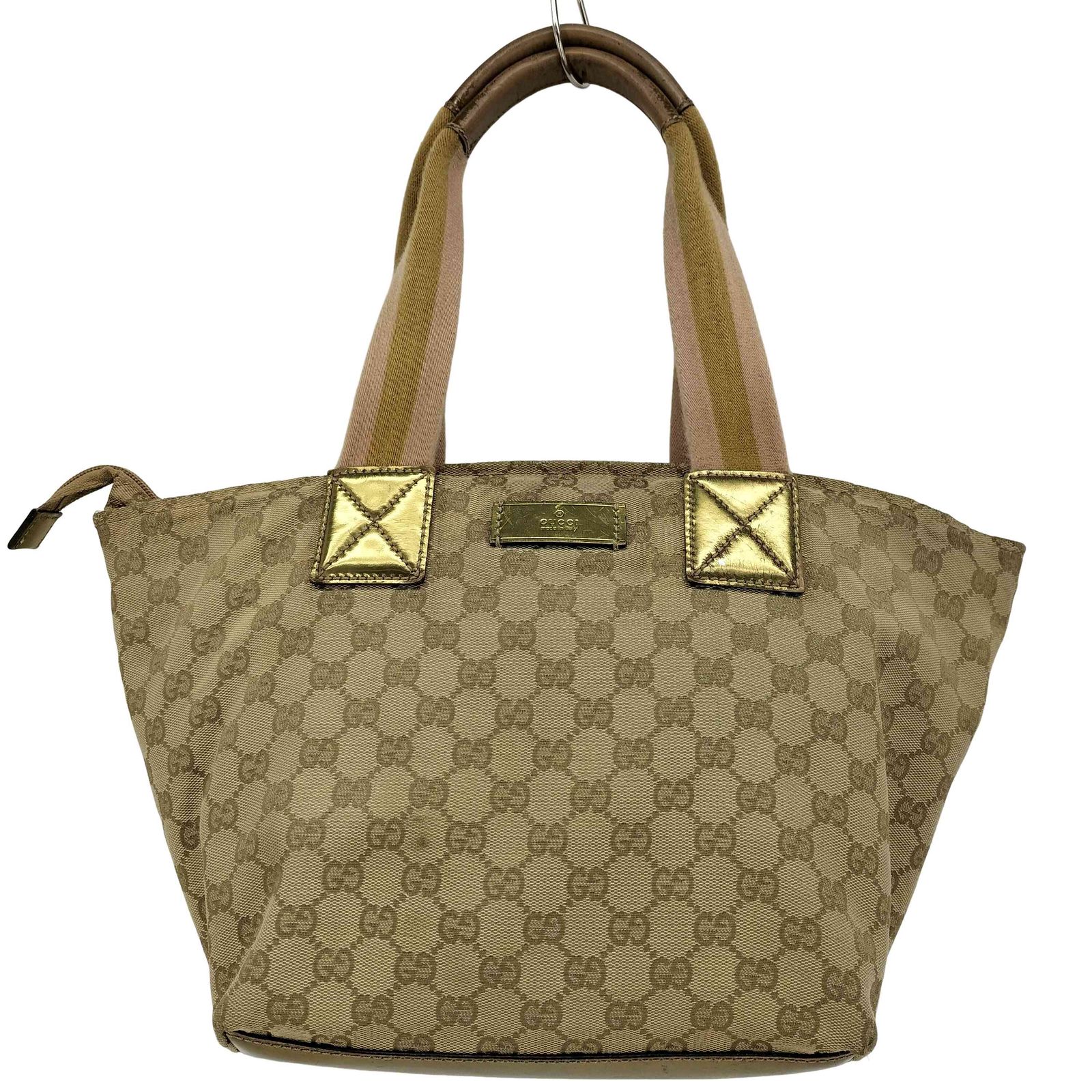 グッチ GUCCI GGキャンバス シェリーライン ハンドバッグ トートバッグ