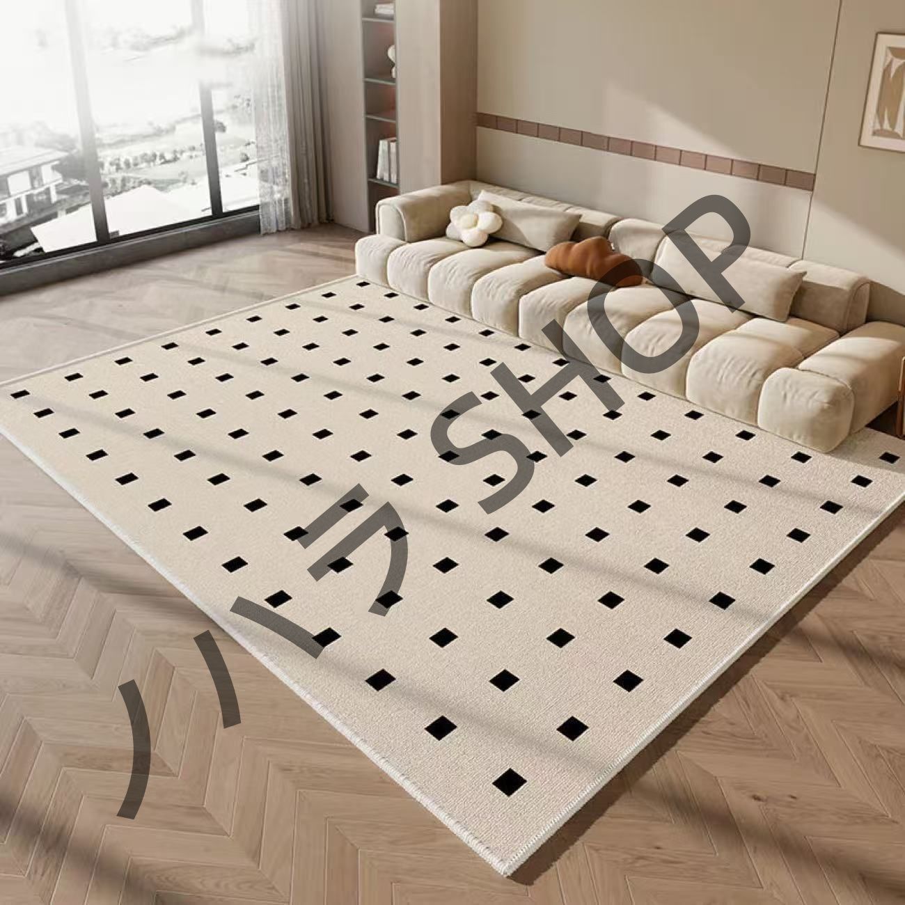 200*300cm/カーペット 滑り止め付き ラグマット ベッドルーム リビングルーム 寝室の部屋 /多機能使用 マット カーペット #A036 8,564円