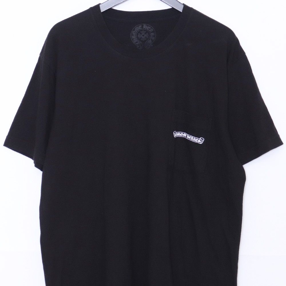 CHROME HEARTS バックアーチロゴ USA Tシャツ XLサイズ ブラック 