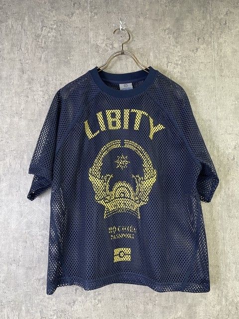 【中古】LIBITY ﾘﾋﾞﾃｨ ﾒｯｼｭ Tｼｬﾂ ﾌﾟﾘﾝﾄ ﾛｺﾞ ﾈｲﾋﾞｰ S 33970246