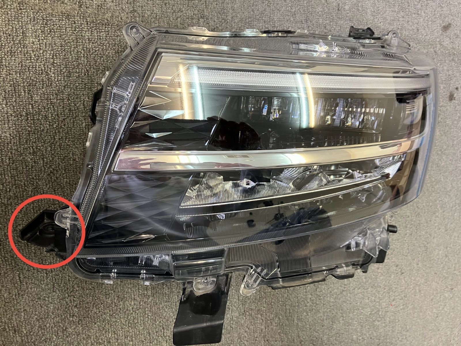 タント カスタム LA650S LA660S 後期 純正 LED ヘッドライト 左 助手席