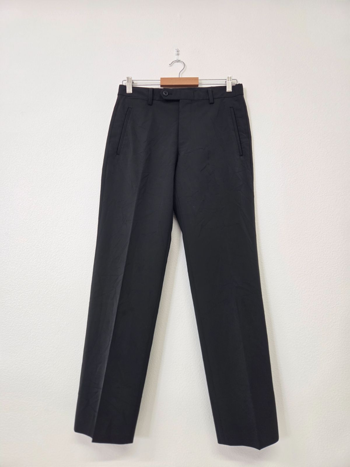 コムデギャルソン オムプリュス COMME des GARCONS HOMME PLUS スラックス AD1998 L ブラック コットンウール 日本製 アーカイブ 90s