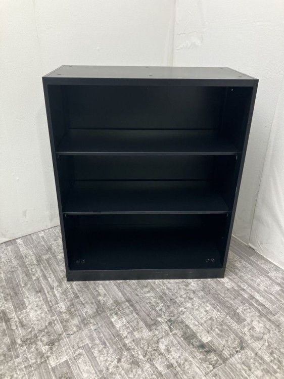 【中古品】オカムラ レクトラインシリーズ オープン書庫 ブラック