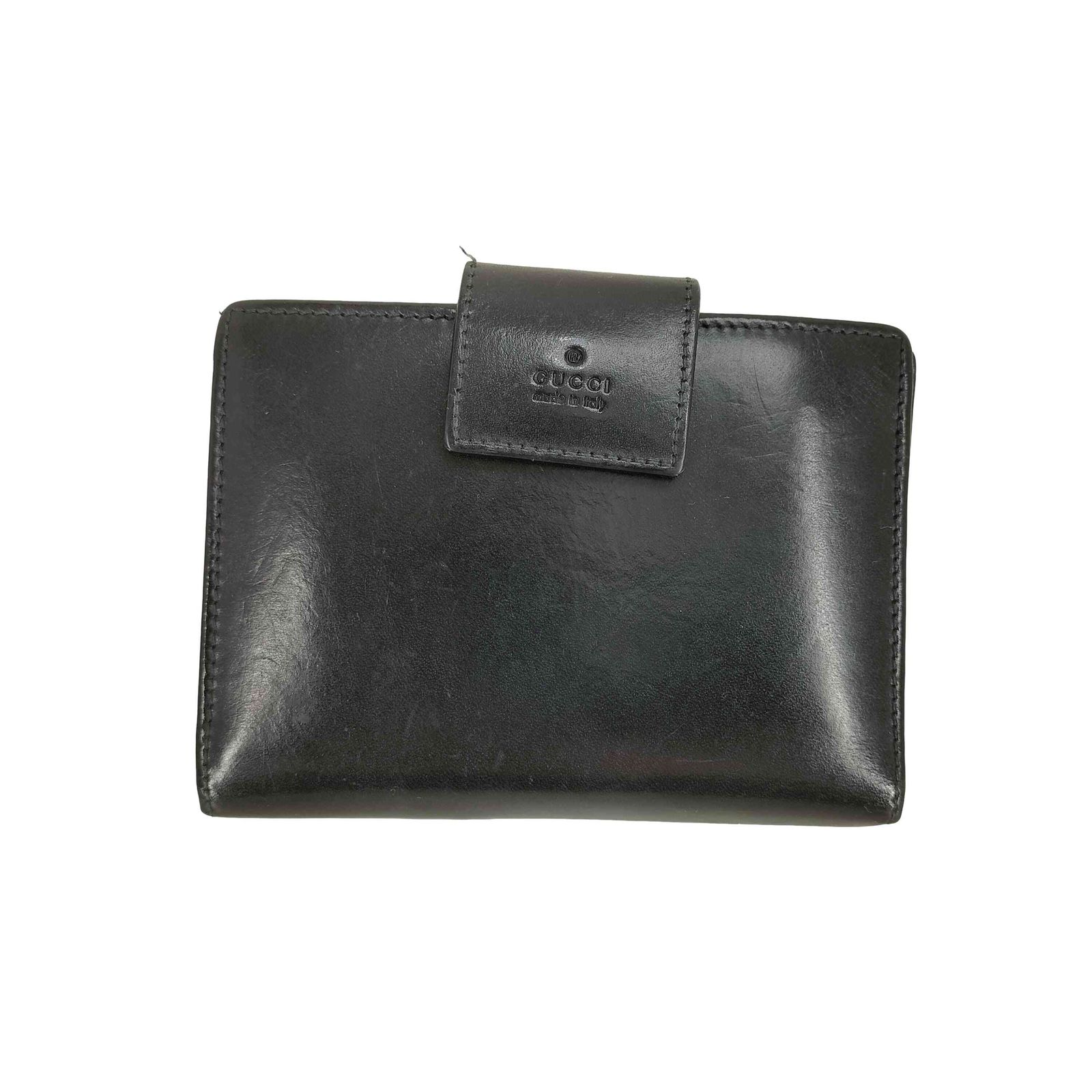 グッチ GUCCI レザー 2つ折り財布 メンズ 表記無