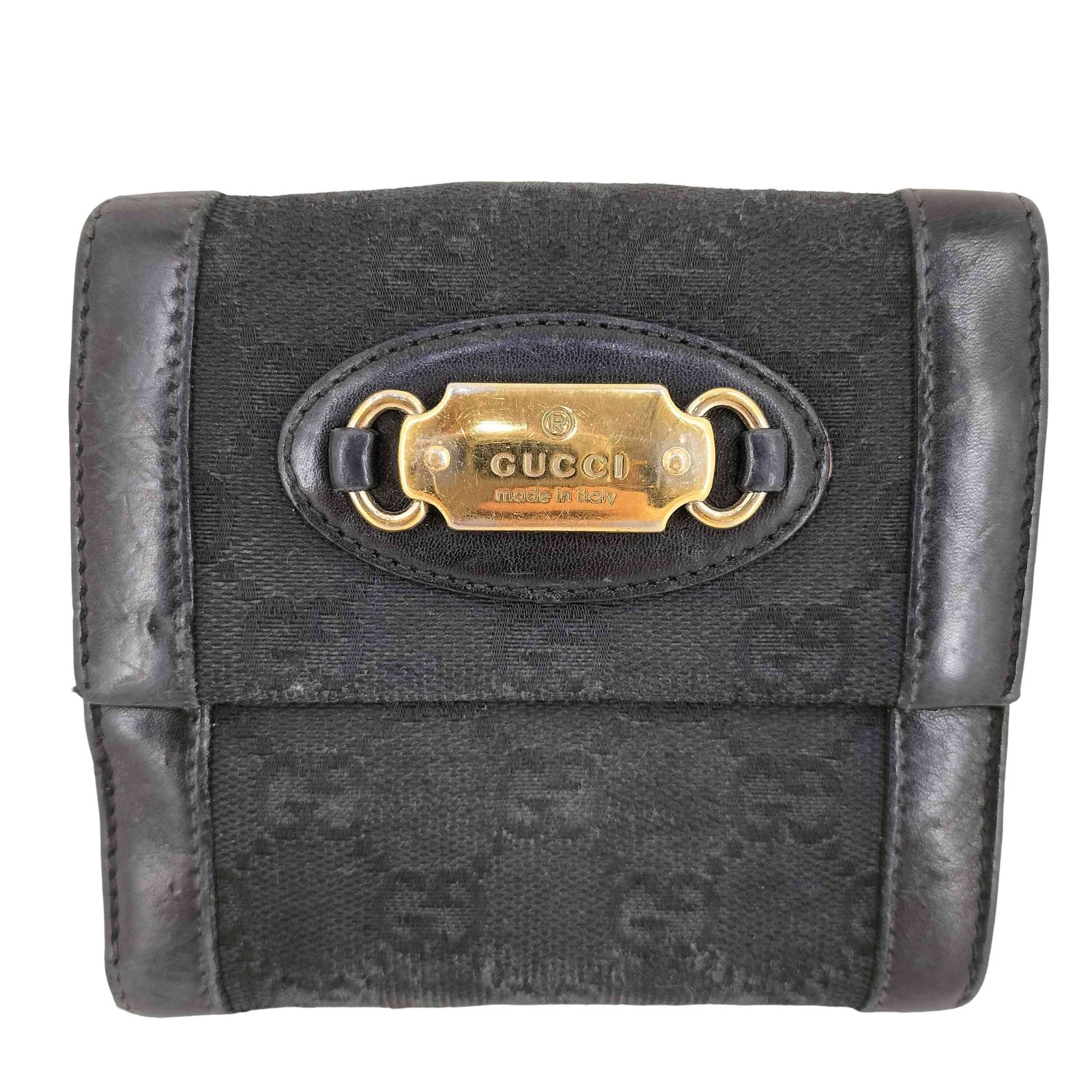 グッチ GUCCI GGキャンバス 2つ折り財布 レディース 表記無