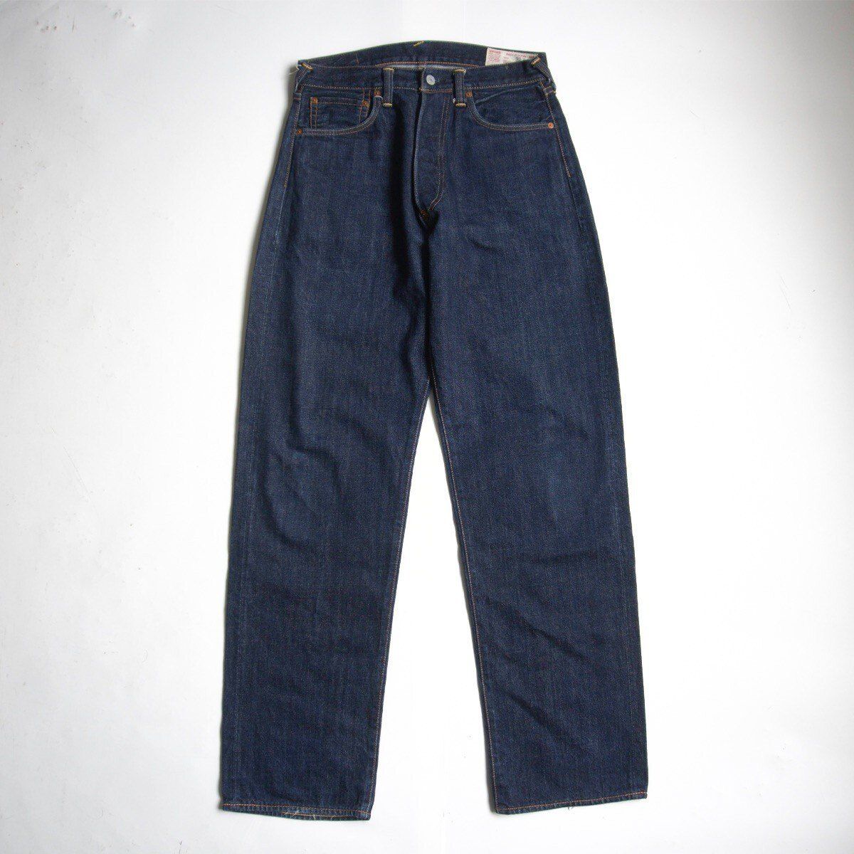雰囲気抜群/濃紺】EVISU 【LOT.2001 デニムパンツ】32×35 エビス 