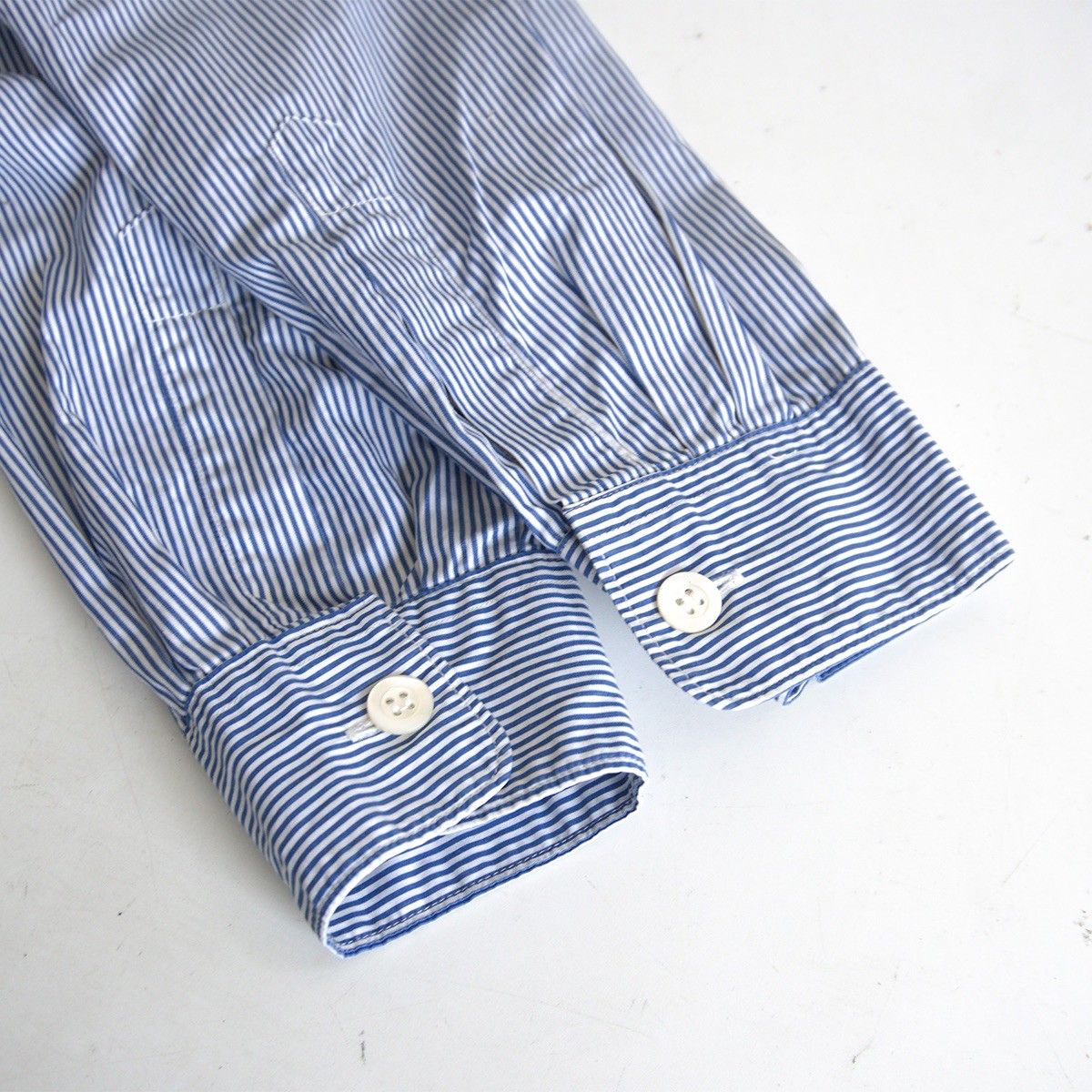美品】DRIES VAN NOTEN【90s-00s COTTON OPEN COLLAR SHIRT】48