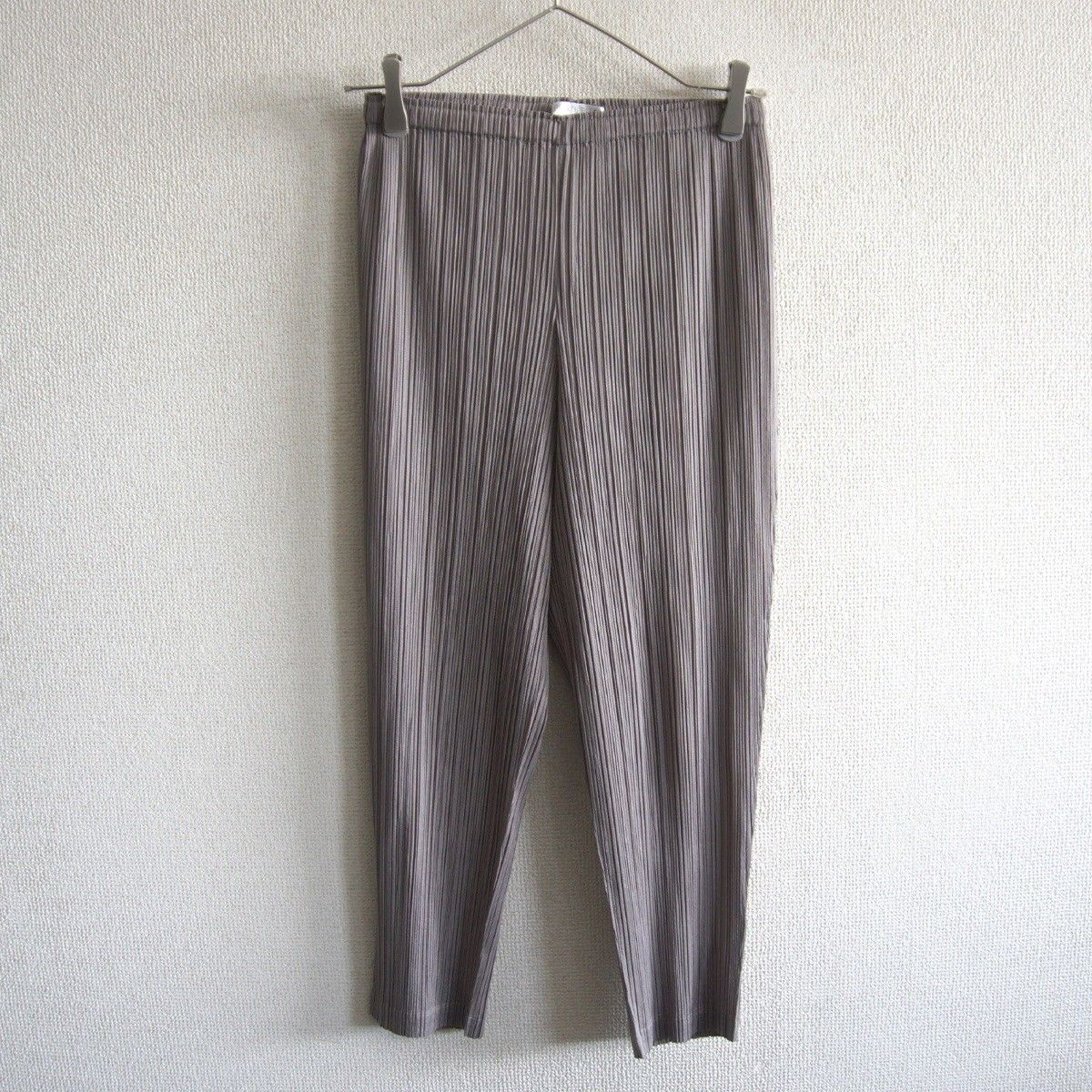 プリーツプリーズPLEATS PLEASE プリーツワイドパンツ 黒3 プリーツ