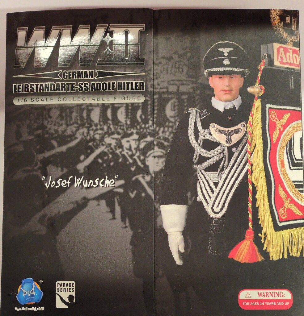 DID CORPORATION COLLECTABLE FIGURE JOSEF WUNSCHE / LEIBSTANDARTE SS ADOLF HITLER 1/6スケール　WWII / GERMAN
