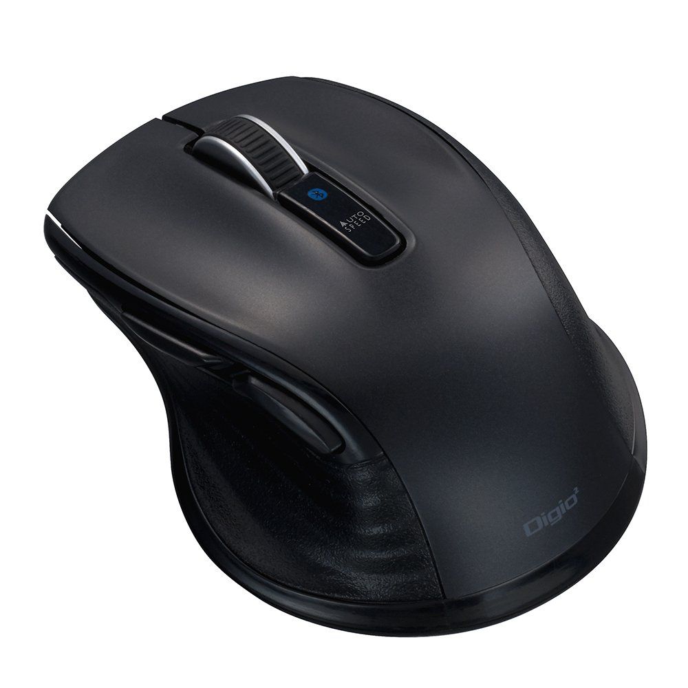 新品 Digio2 F_line 5ボタンBlue LED マウス 小型 無線 Bluetooth 静音 ブラック 48399