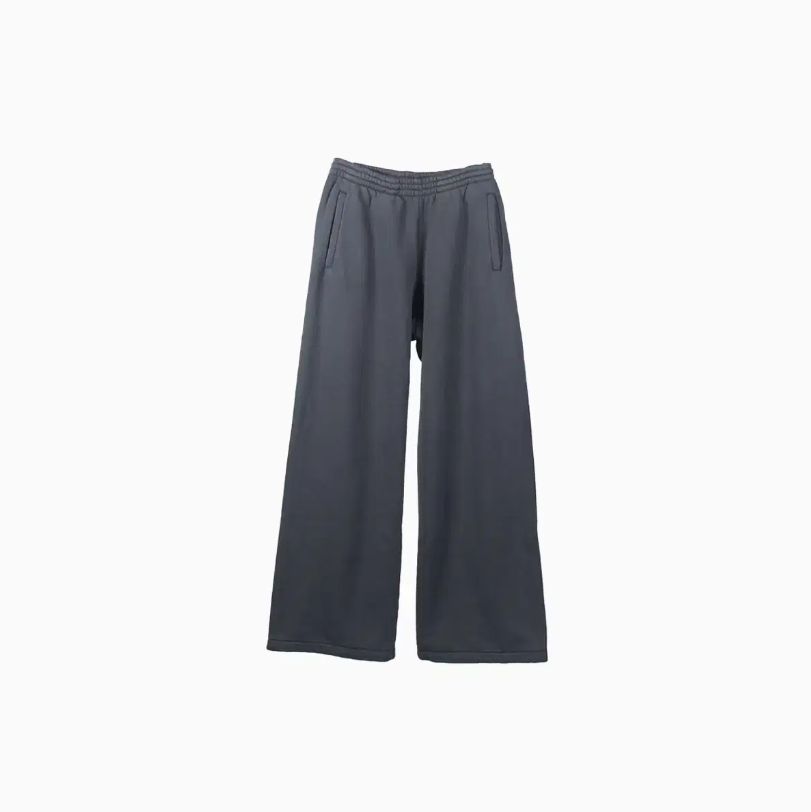 M YEEZY GAP(イージーギャップ) ワイド ダブルレイヤー ヘビースウェット パンツ ダークグレー