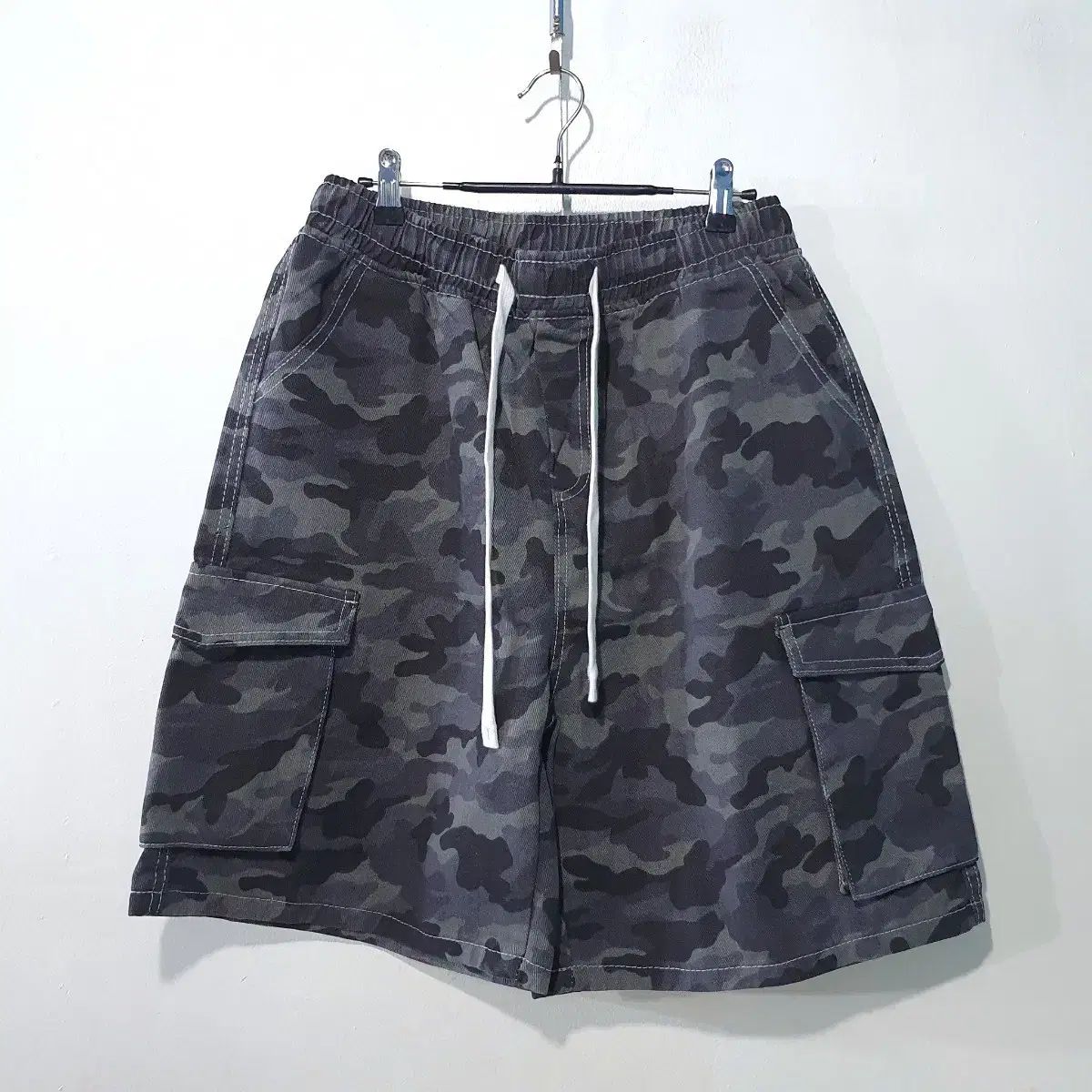 SS新作) カモフラ カーゴ ハーフパンツ 5230番 2color