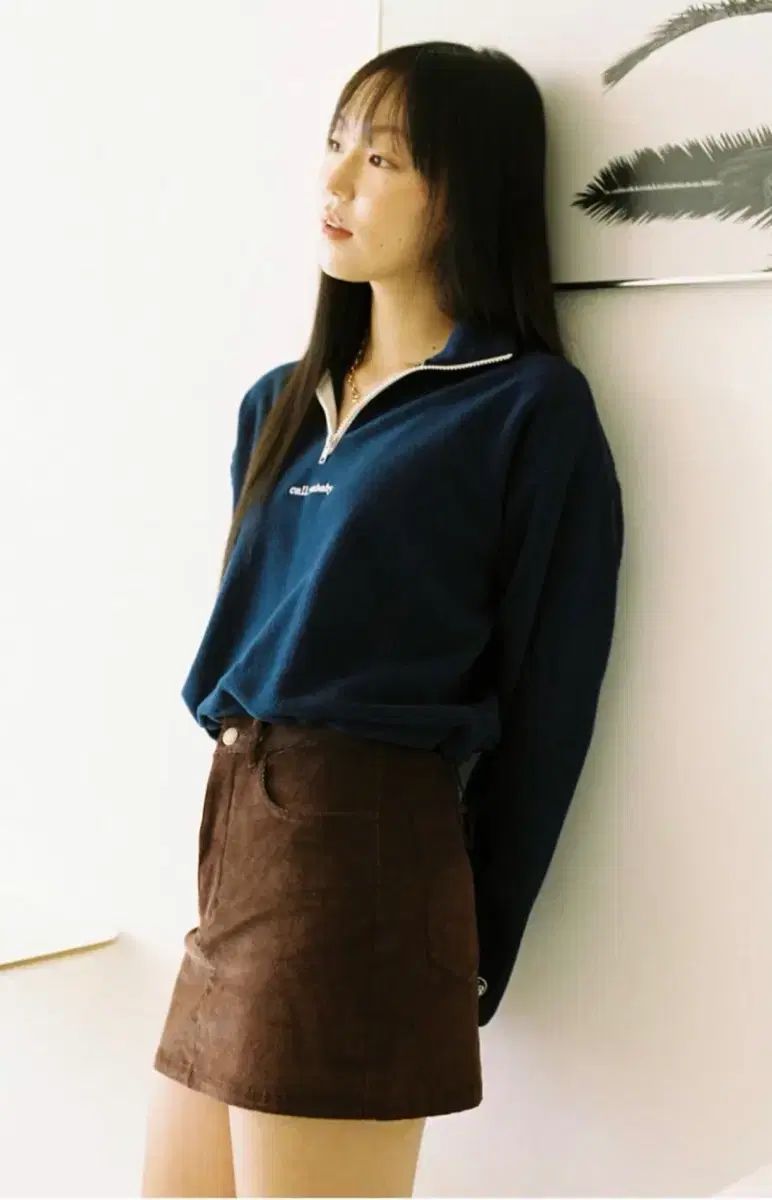 コールミーベイビー ミニスカート Baby Heart Logo Corduroy