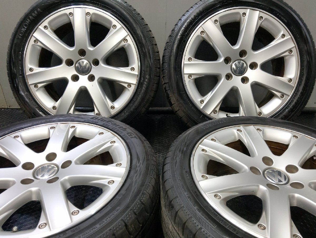 【YK BluEarth-XT AE51 235/45R17】夏タイヤ【VW パサートヴァリアント 純正ホイール 17インチ 7.5J5HPCD112+47】23年製 バリ溝　(KTL754)
