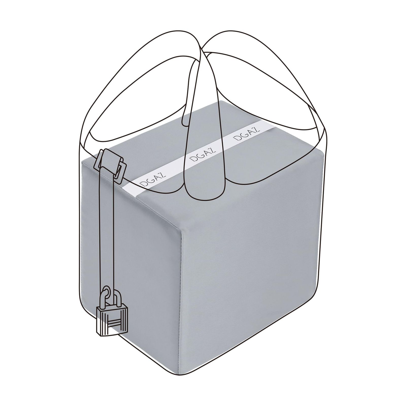 新品 DGAZ ピコタン適用 バッグピロー バッグシェイパー 形崩れ防止 バッグシェイパー 枕シェイパー 適用picotin Bags(ブルーペール、PC22）