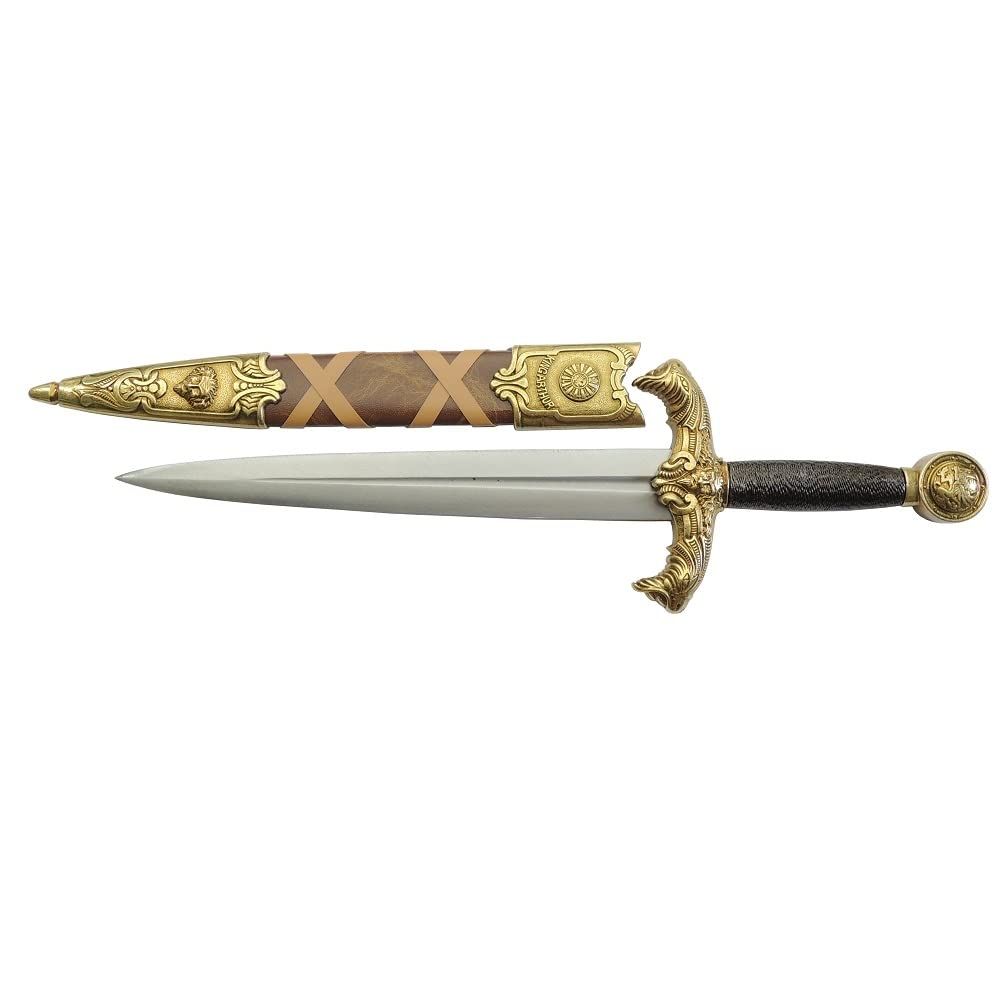 新品 (西洋剣レプリカ)DENIX　デニックス　4139/L アーサー王 ダガー ザ・エクスキャリバー ゴールド