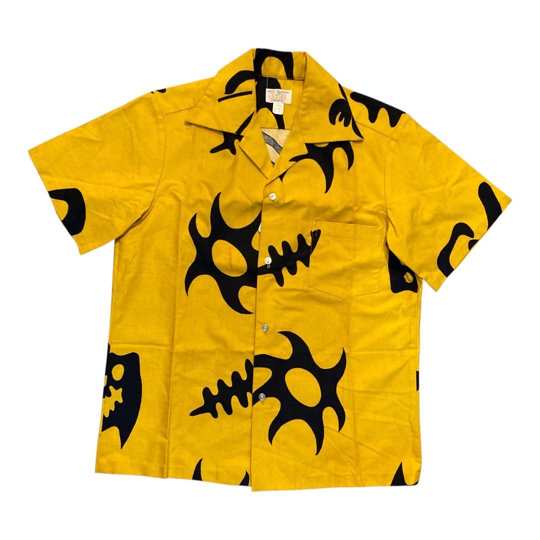 50s Hawaiian shirt dead stock size M/ 50年代製 ハワイアンシャツ デッドストック スペシャル　【F452】