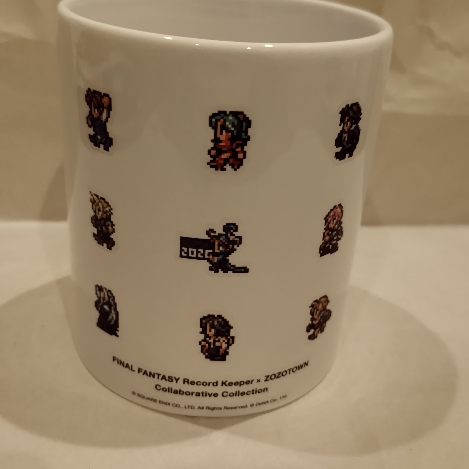 マグカップ「ファイナルファンタジーレコードキーパーxZOZOTOWN」×4個 限定品】FF レコードキーパー × ZOZOTOWN コラボ マグカップ ドット