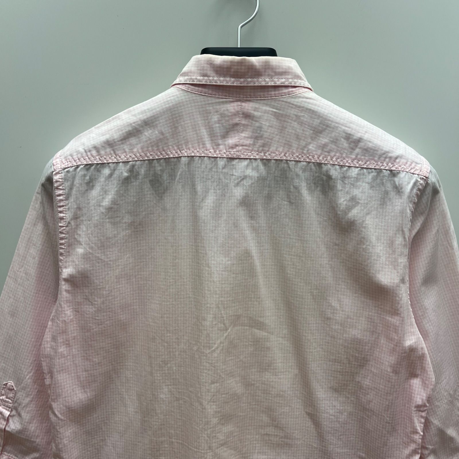 BURBERRY BLACK LABEL 00s y2k archive pink shirts 2 M バーバリー