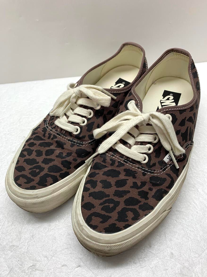 VANS バンズ Authentic Reissue 44 レオパード スニーカー size26?/茶系 ■■◎メンズ