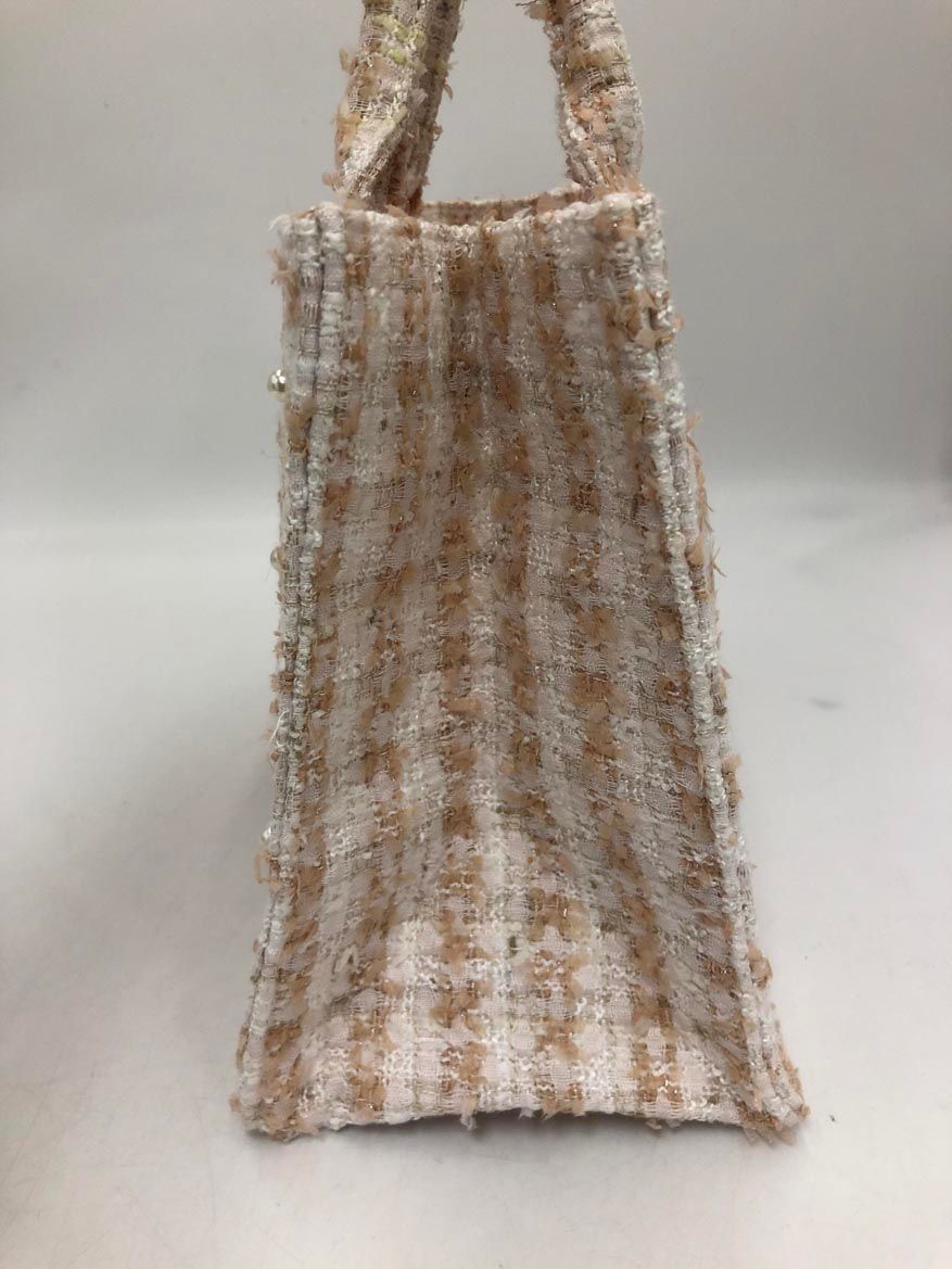Maison de FLEUR メゾン ド フルール ツイード パール トート バッグ 