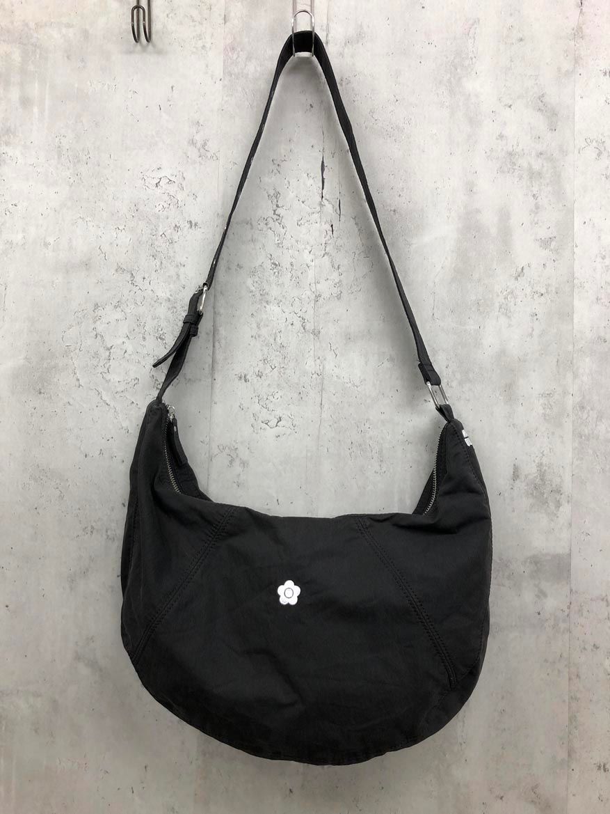 MARY QUANT×PUBLUX マリークワント パブリュクス ワンショルダー ショルダー バッグ 黒 ■■◎レディース