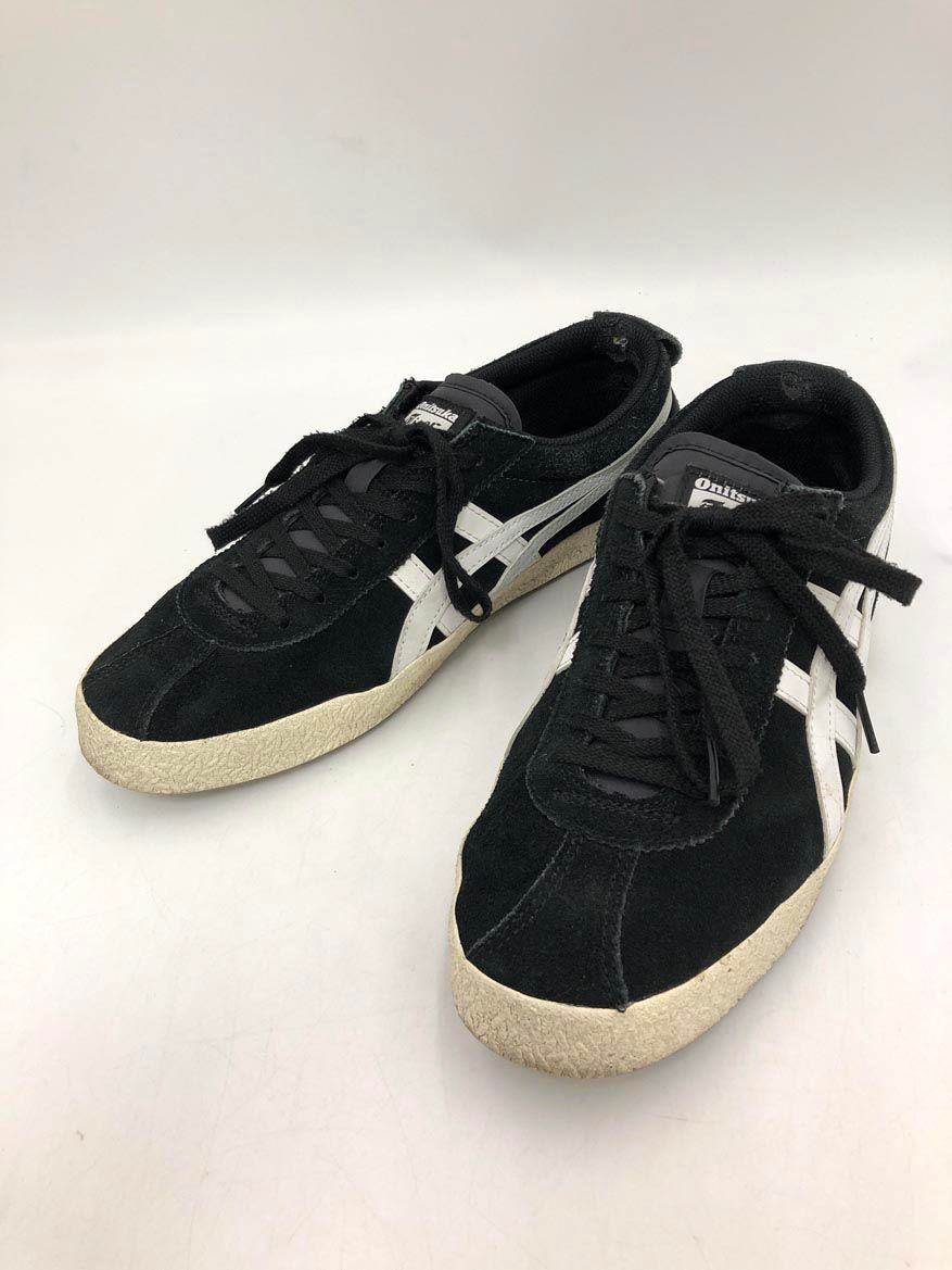 Onitsuka Tiger オニツカタイガー 1183B954 MEXICO DELEGATION ローカット スニーカー size26.5cm/ブラック ■■ レディース