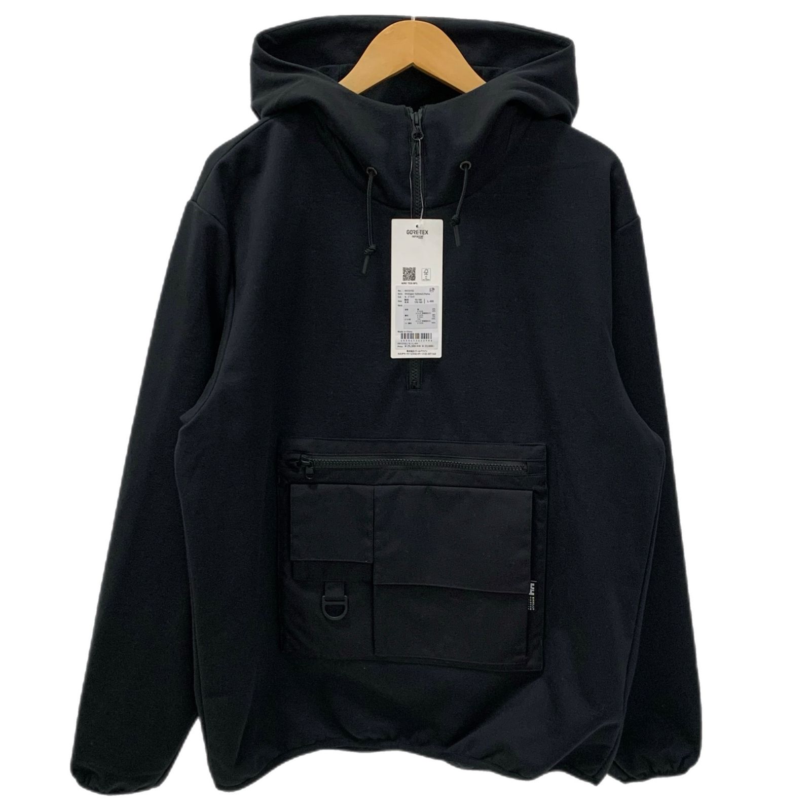 ヘリーハンセン HELLY HANSEN アングラーソフトシェルパーカー Angler Softshell Parka GORE-TEX INFINIUM HG12152 パーカ ブラック Lサイズ 201MT-6003