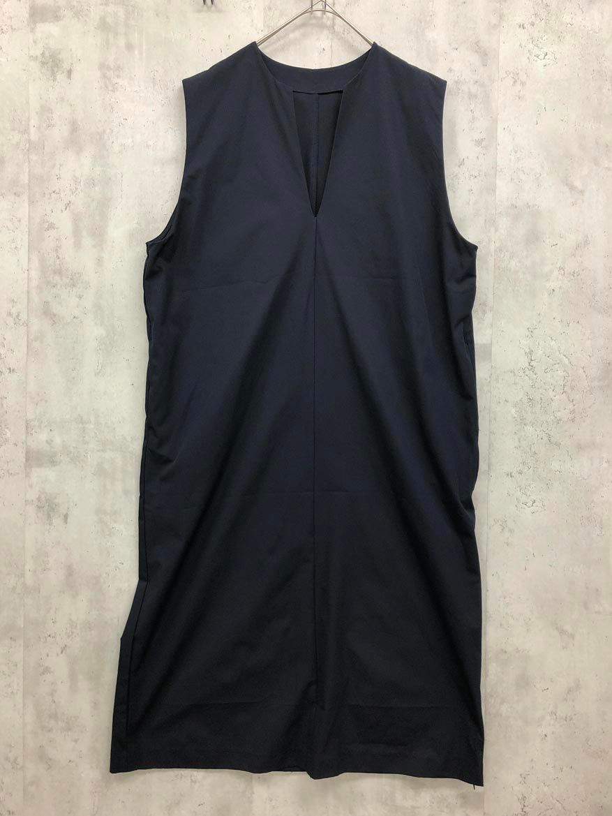 Laveange ラビアンジェ 撥水/UV/洗濯機可 サイドファスナーパールジャンスカ ワンピース size4L/ネイビー ■◆ レディース