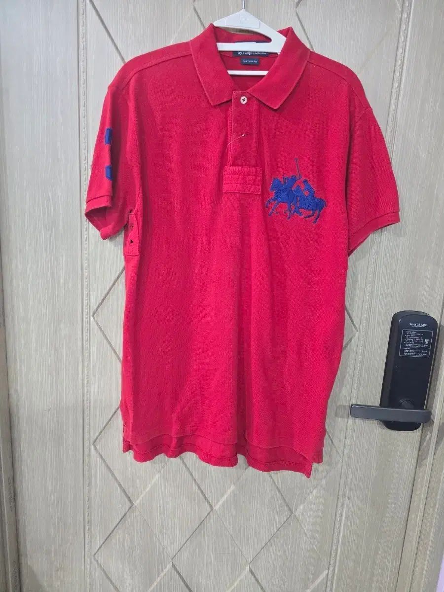 ポロラルフローレン ビックポニー 半袖 カラーTシャツ レッド