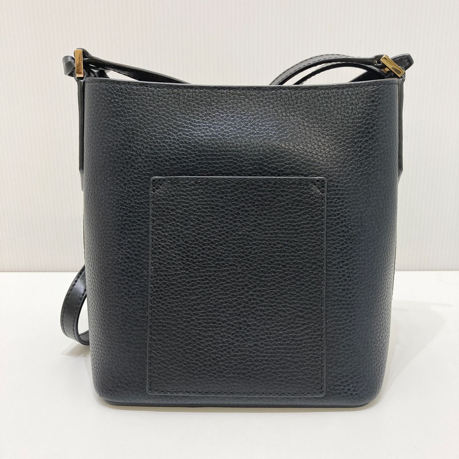 MICHAEL KORS マイケルコース ショルダーバッグ 黒 ブラック 革製 