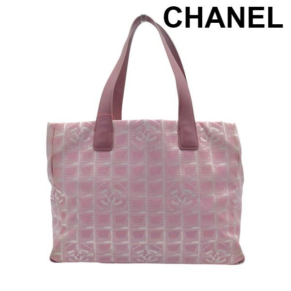 新品/シャネル ノベルティ/トートバッグ ピンク ○ シャネル CHANEL ニュートラベルライン トートバッグ MM ショルダー