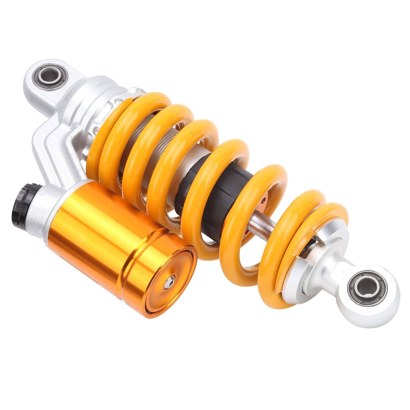 新品 KIMISS 240mm ユニバーサルショックアブソーバー サスペンションダンパー フロント/リア用 エアタンク付き オフロード ATV バイクのために 耐衝撃 スプリングサスペンション