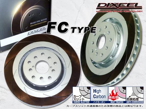 新品 DIXCEL (ディクセル) ブレーキローター 【 FC type FCR CurveSlit 】(フロント用)FC3617039S