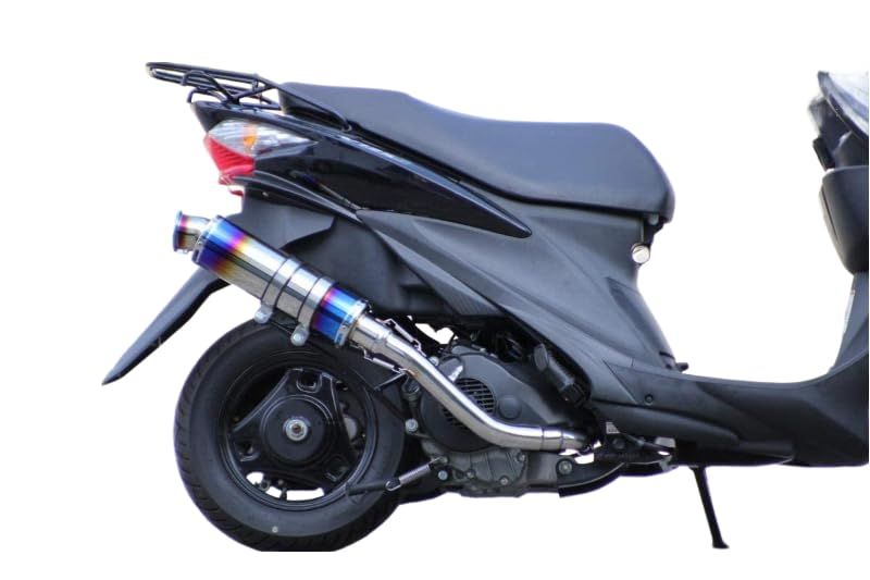 新品 HMS スズキ アドレスV125S (EBJ-CF4MA) 2010年～2013年モデル対応 バイクマフラー (O2センサー対応) SSB ステンレス ブルーカラー マフラー ADDRESS 201-016