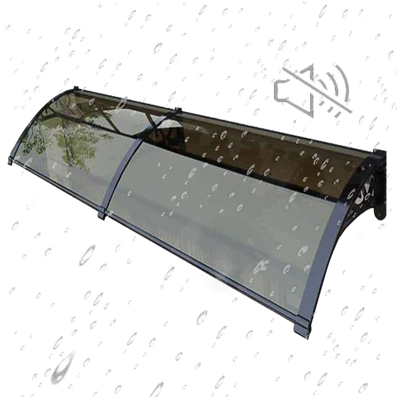 新品 xinxin-home屋根庇 ひさし 雨よけ 住宅用ひさし 雨雪保護 パティオ日除け 遮音 梅雨対策 テラス 正面玄関 拡張可能 窓の屋根ふき アーチ型 UV レインシェルター サンシールド ポーチアウトドア アウトドア 庭園 カスタマイズ可能 2ピース