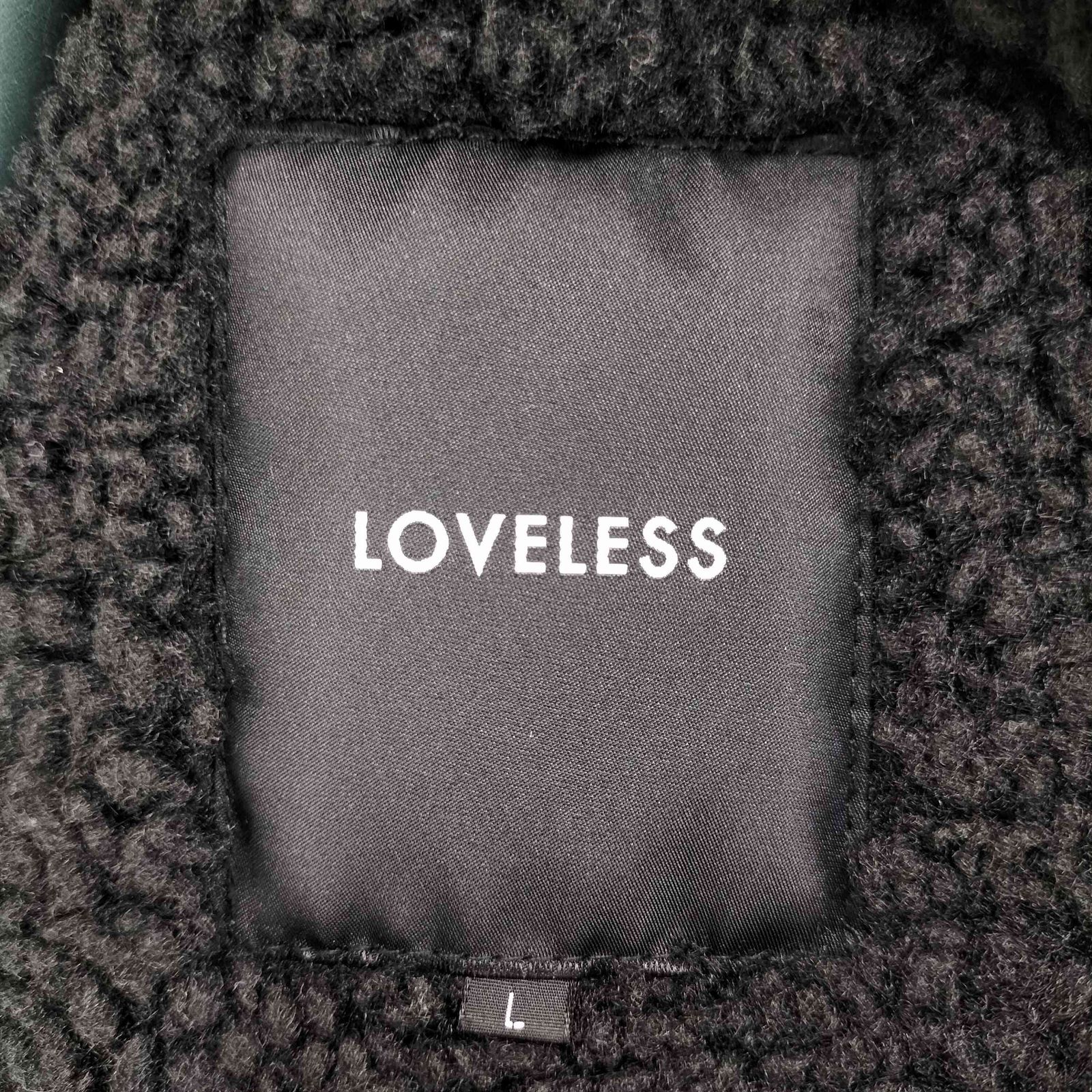 ラブレス LOVELESS フェイクレザームートンジャケット メンズ L - メルカリ