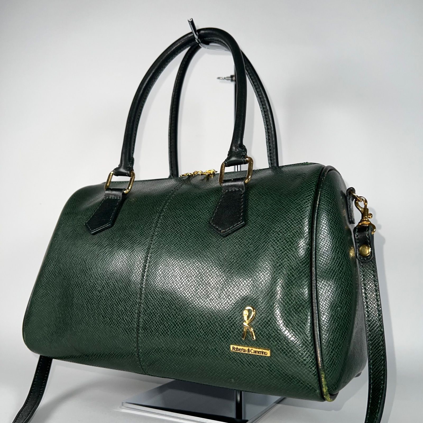 B143 Roberta di Camerino ロベルタディカメリーノ ミニボストンバッグ 