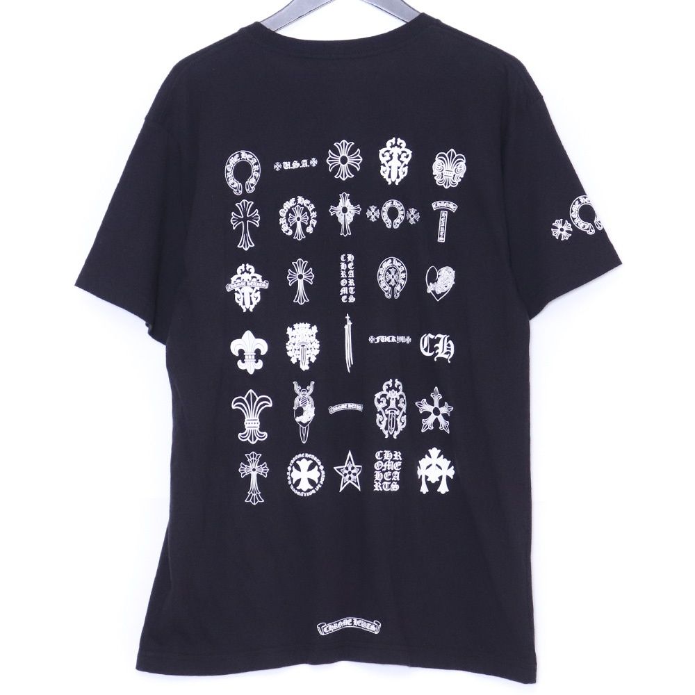 CHROME HEARTS マルチロゴTシャツ Lサイズ ブラック
