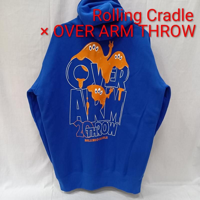 ローリングクレイドル O.A.T.×ロリクレ 20TH ANNIVERSARY スライムプルオーバーフーディー blue XL メンズ XL ISItems【USED】【古着】【中古】50159563