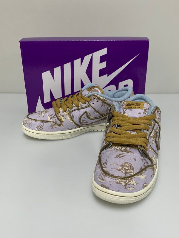 【中古品】 NIKE ナイキ SB DUNK LOW PRM TOILE FN5880-001 SB ダンク ロー プレミアム トワレ スニーカー メンズ シューズ 靴 【160-260521-em-47-min】