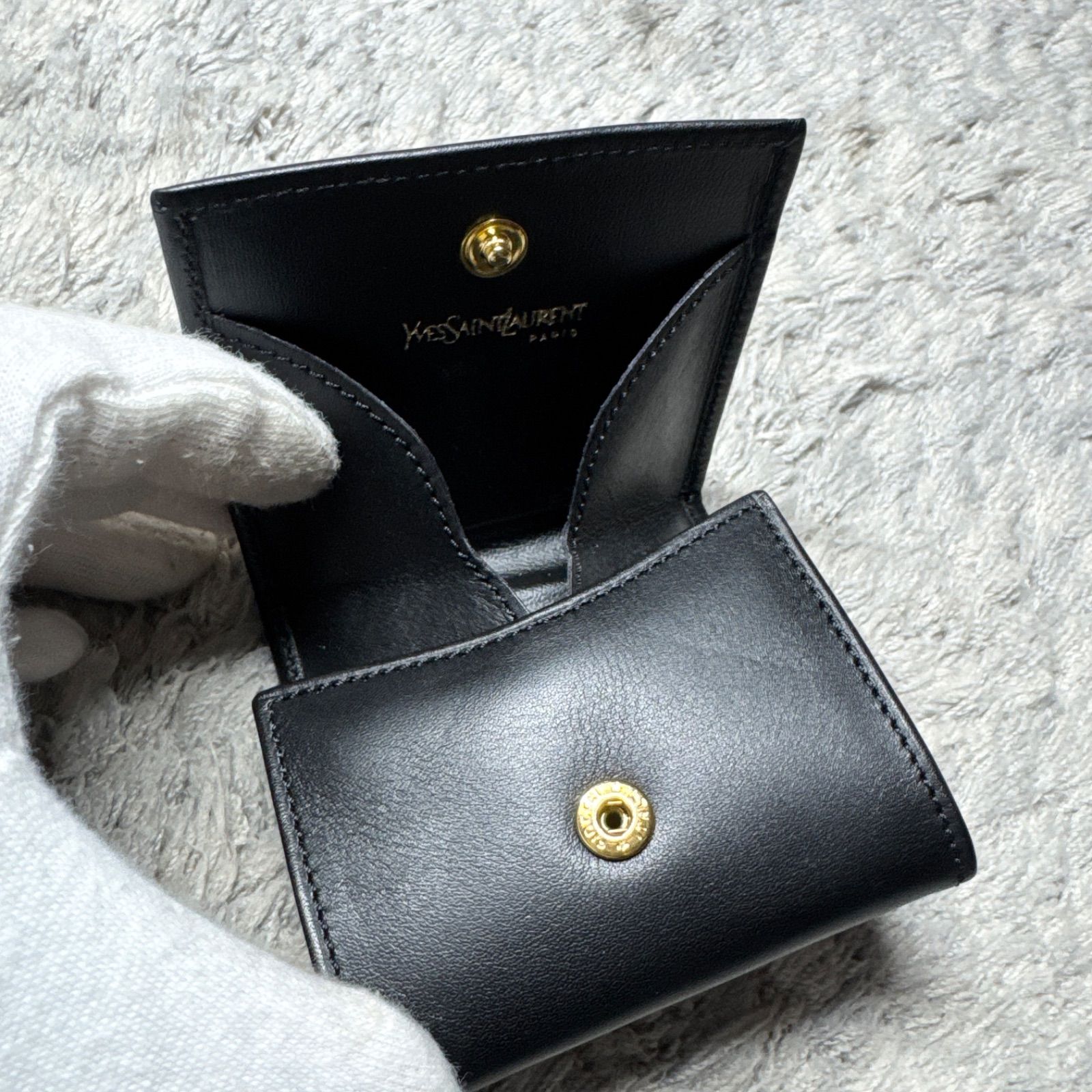 極美品】YVES SAINT LAURENT イヴサンローラン コインケース 小銭入れ 