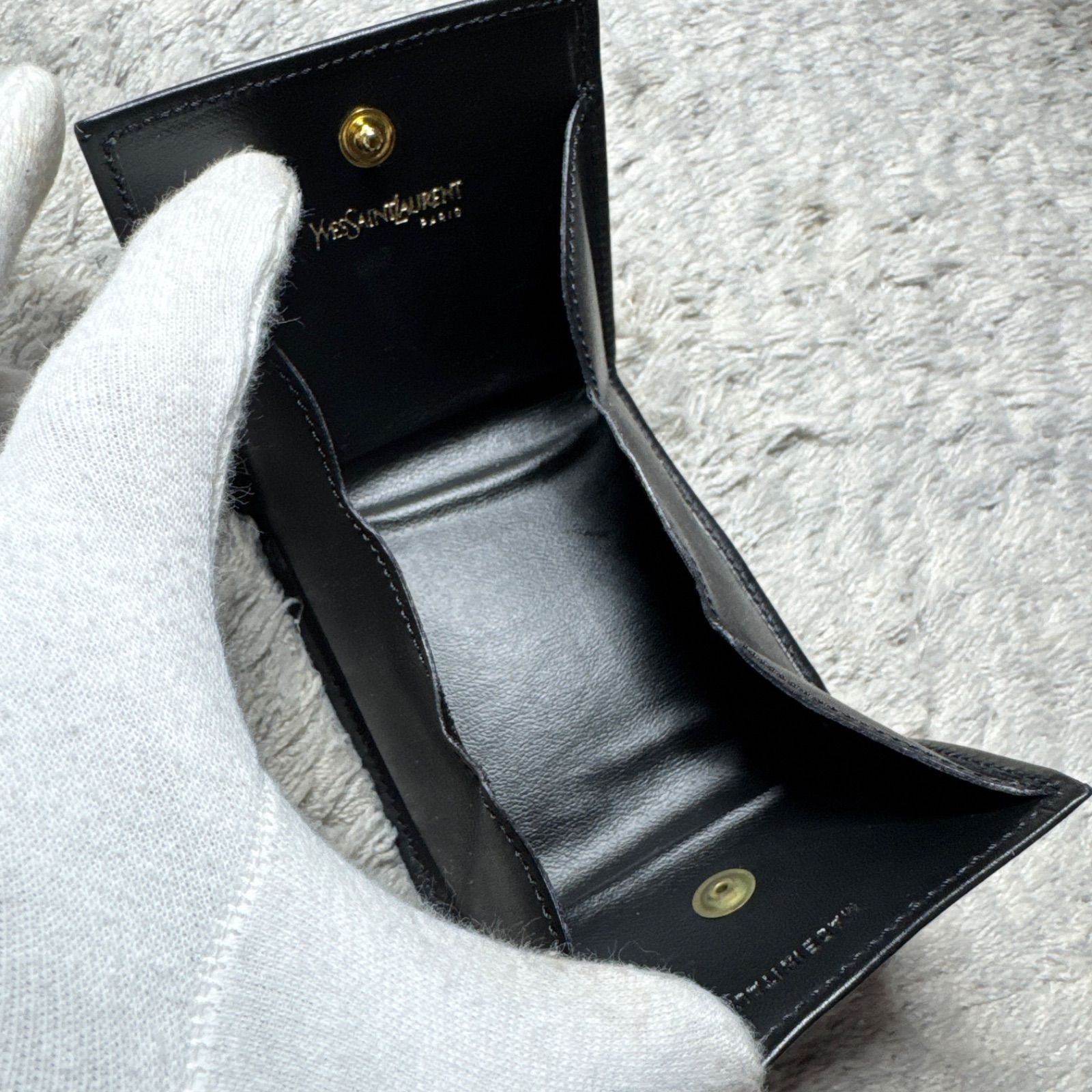 極美品】YVES SAINT LAURENT イヴサンローラン コインケース 小銭入れ 